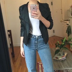 Faux Leather Jacket